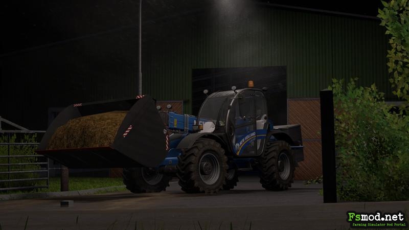FS17 - New Holland LM 724 With Rear Hydraulics and Bigger Wheels V1.0