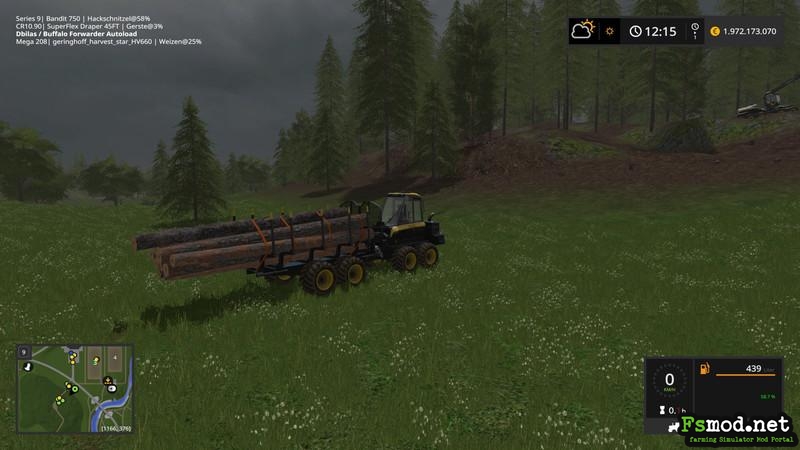 FS17 - Ponsse Buffalo With Autoload and Loading Aid V1.3