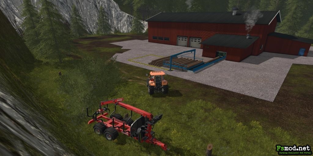 FS17 - Placeable New Sawmill V1.0