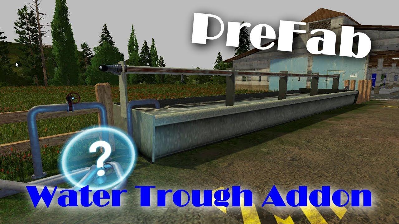 FS17 - Water Trough Addon (Prefab) v1.0.0.0