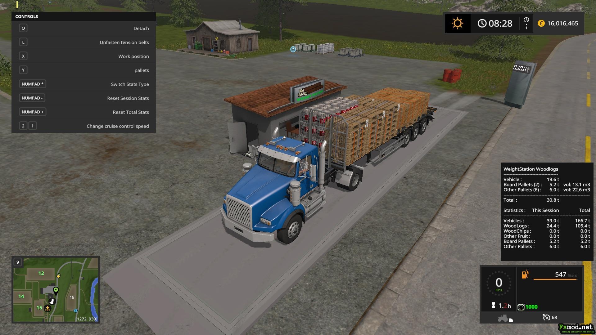 FS17 - Weight Station for Wood Logs Placeable V1.0