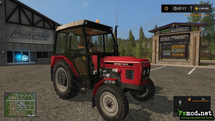FS17 - Zetor 7011 MR Tractor V1.0