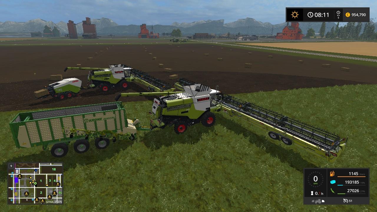 FS17 - Claas Lexion Ultimate Map Pack V1.0