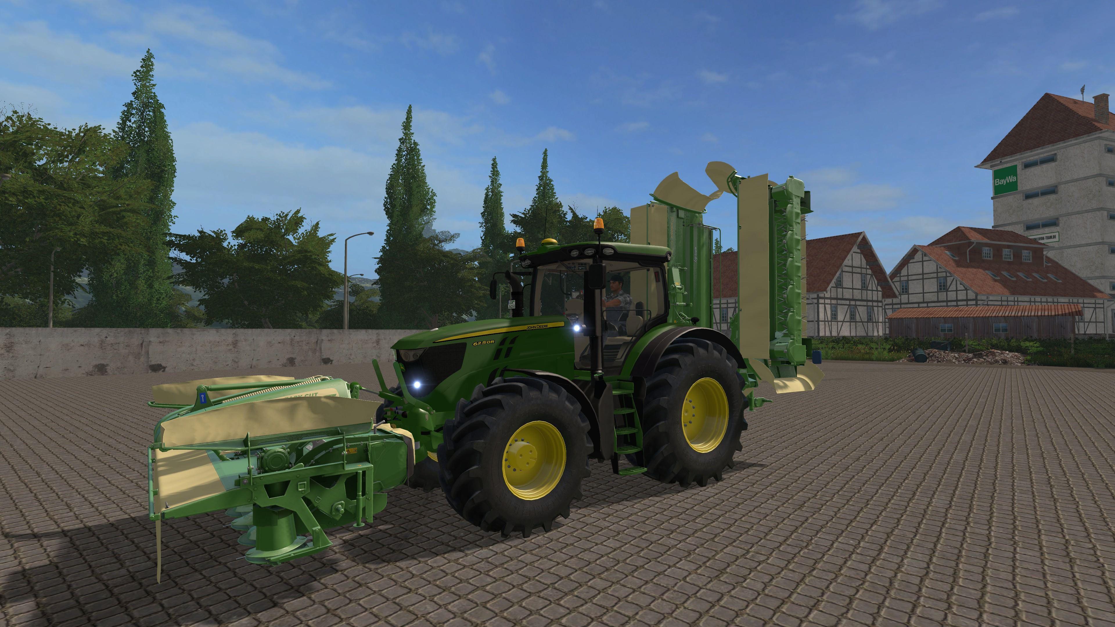 FS17 - Jd 6135R - 6250R - Stoll Front Loader Dh - H480 Dh - Attachments 3.0C