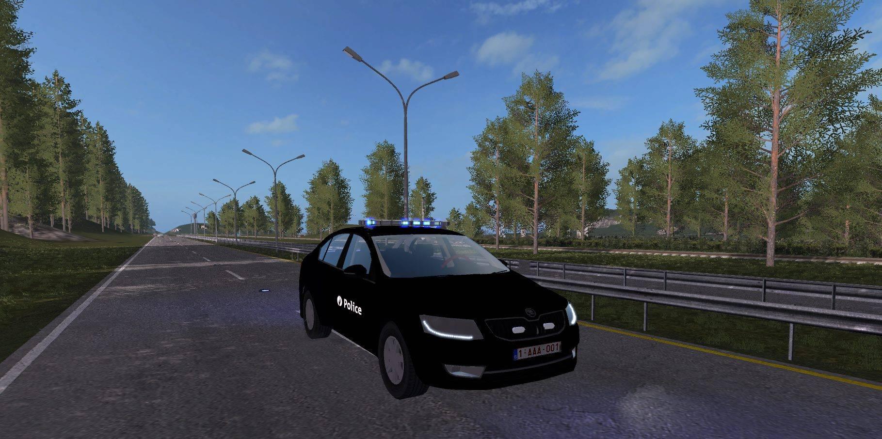 FS17 - Belgian Police: Skoda V1.0