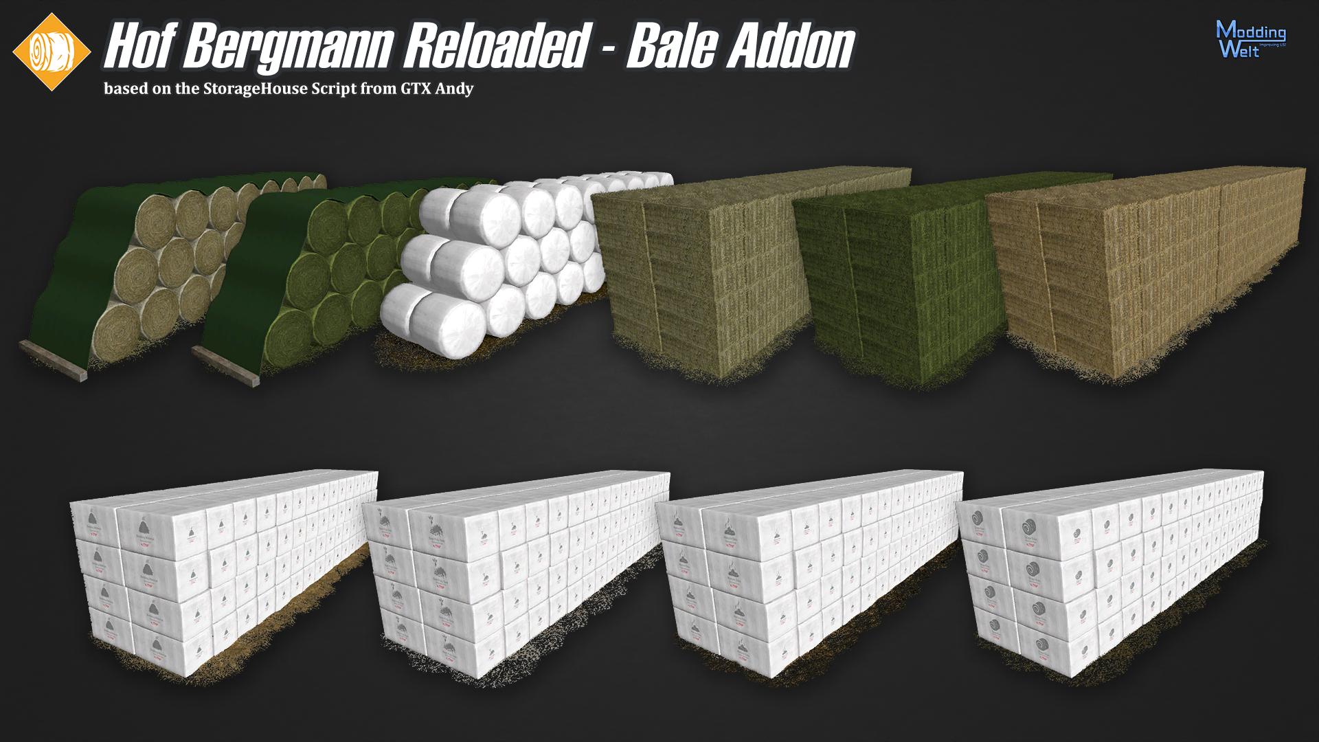 FS17 - Hof Bergmann Realoaded - Bale Addon V1.0.0.1
