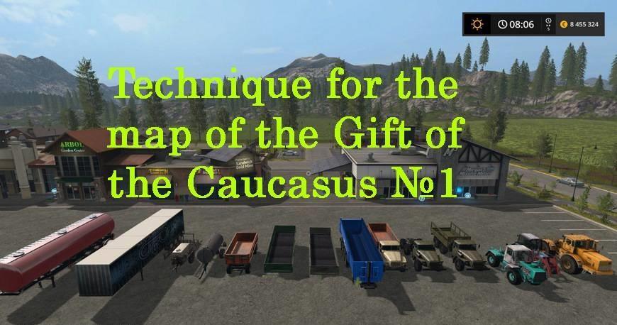 FS17 - Technique For The Map Of The Gift Of The Caucasus V1.0