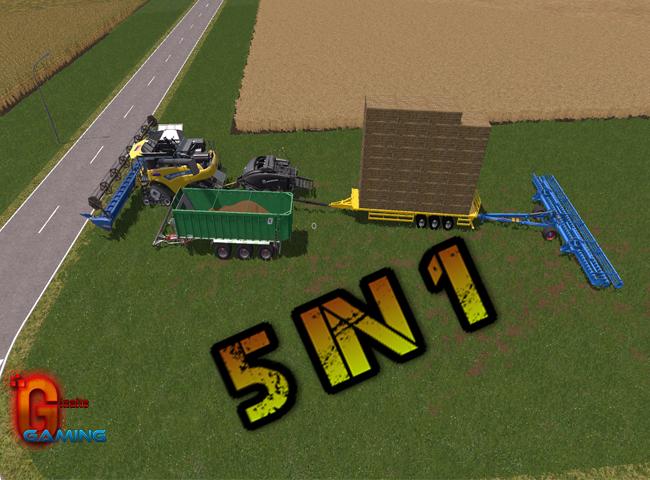 FS17 - 5 In 1 Harvester V1.0