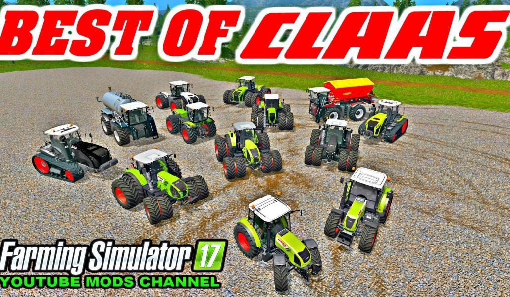 FS17 - All Claas Top Tractor Pack V1.0