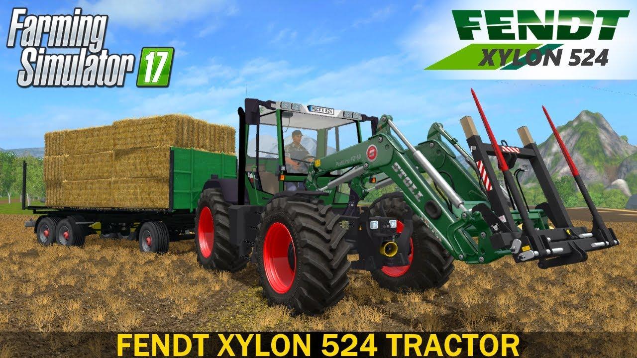 FS17 - Fendt Xylon 524 Tractor V1.2.0