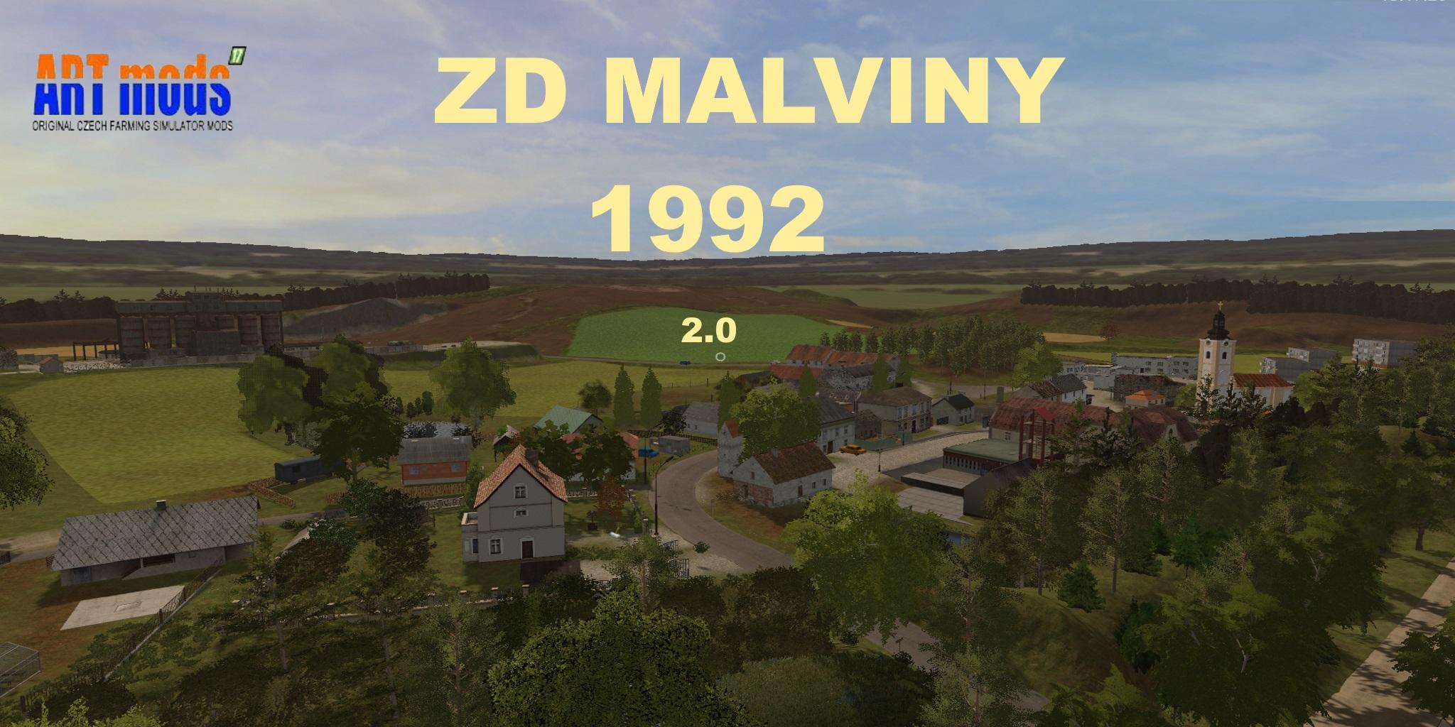 FS17 - Zd Malviny 1992 Map V2.0