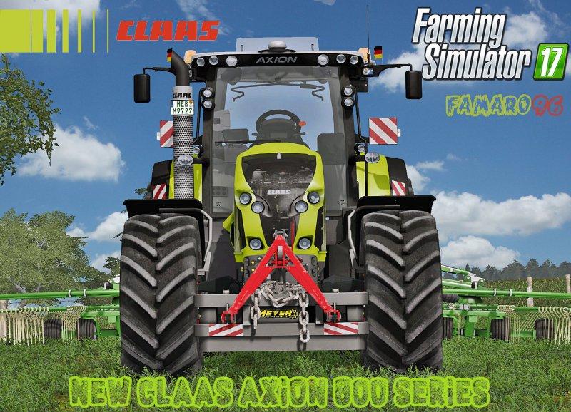FS17 - Claas Axion 800 Series Full Pack V1.0