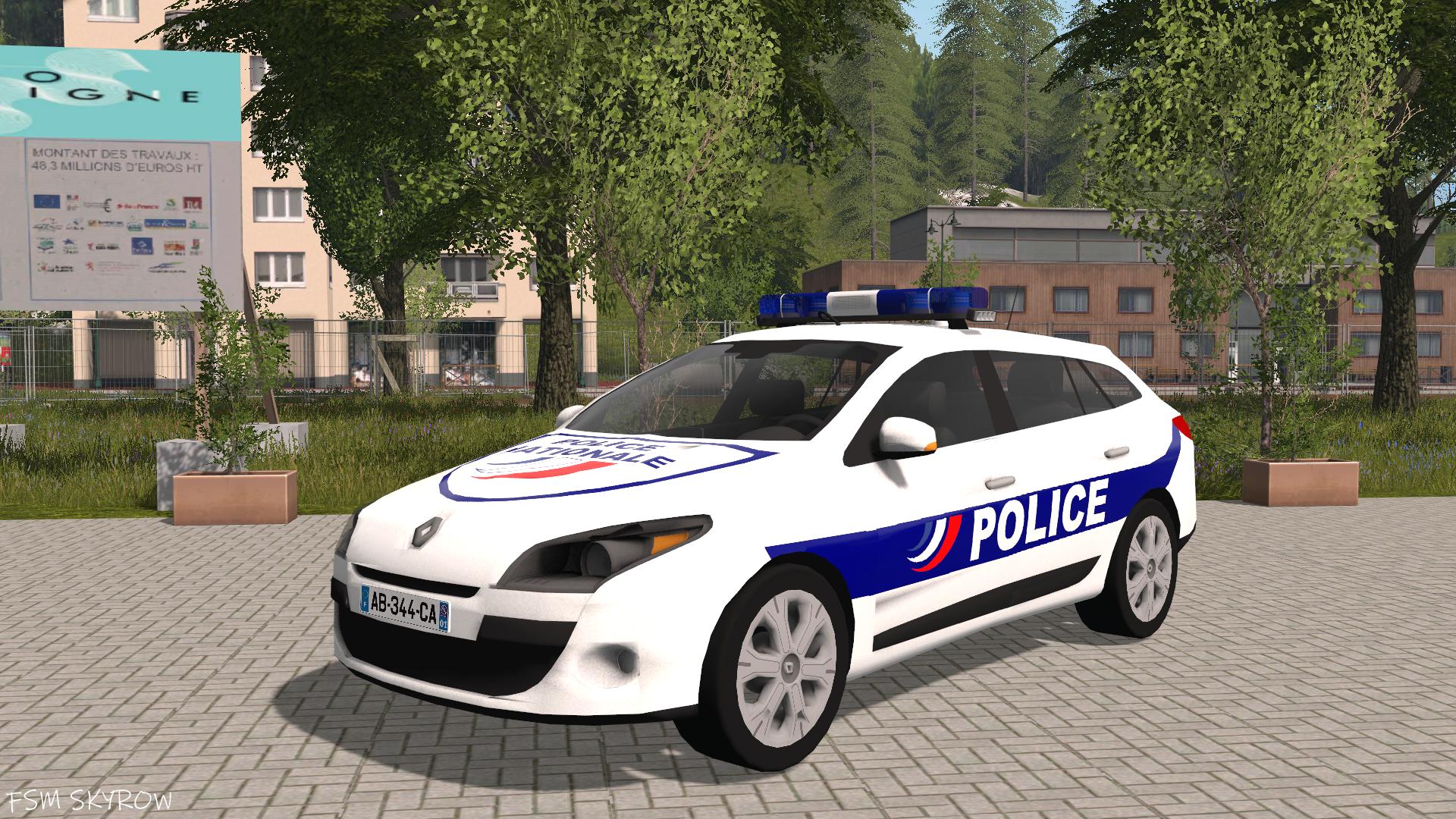 FS17 - Renault Megane 3 Estate Police Nationale V2.0