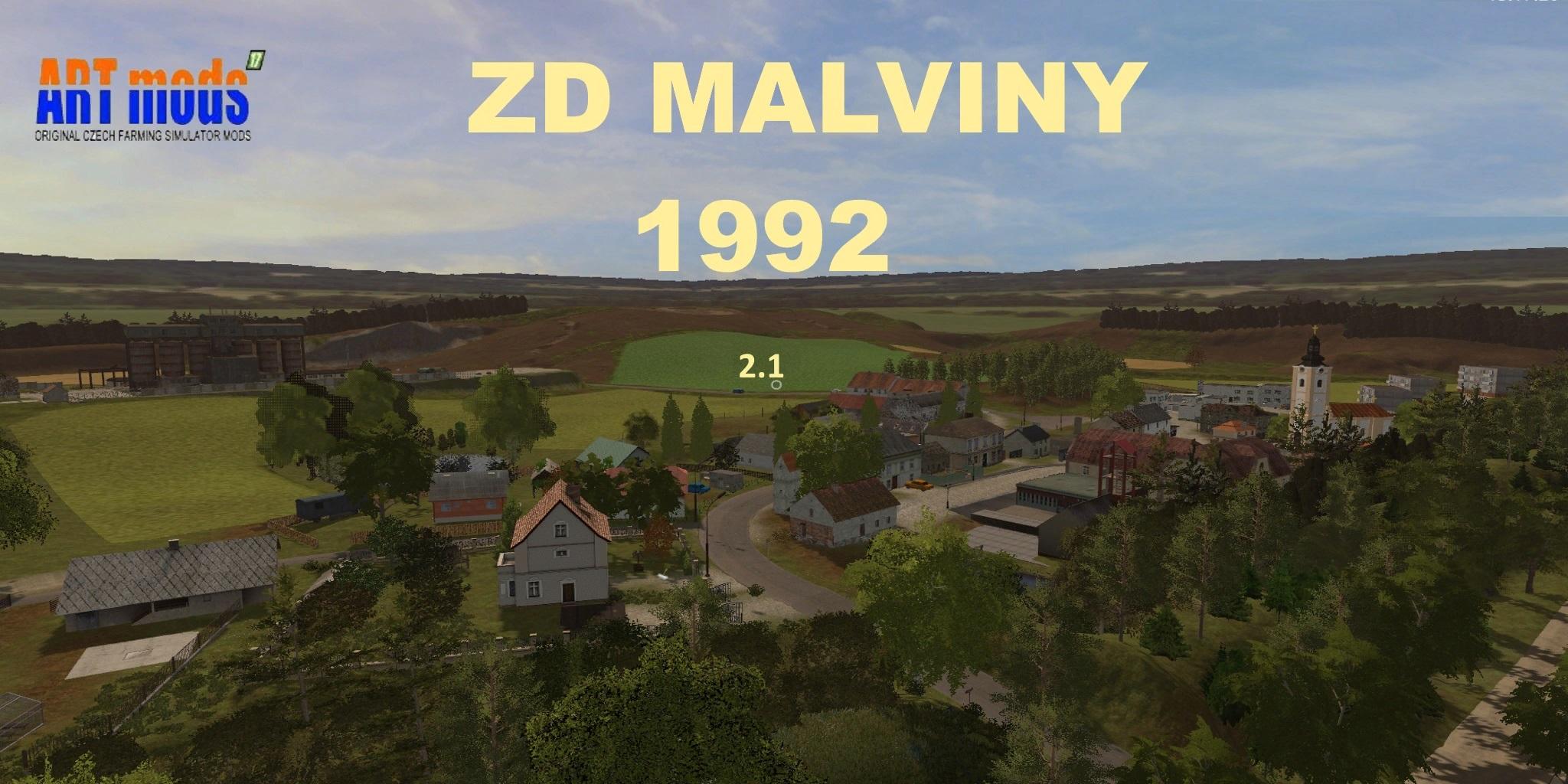 FS17 - Zd Malviny 1992 Map V2.1
