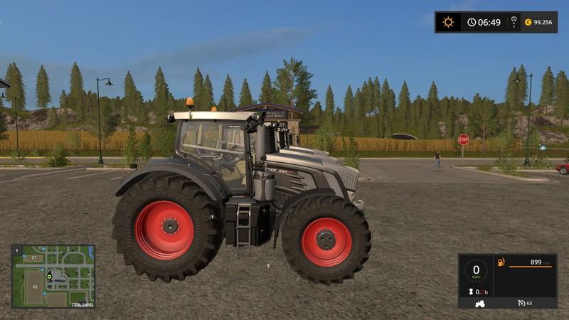 FS17 - Fendt 900 Black Tractor V1.0.8.8