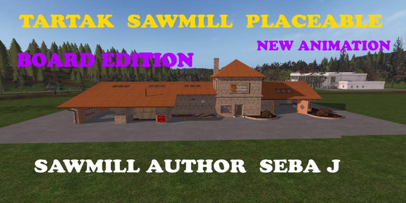 FS17 - Placeable Tartak Sawmill V1.1