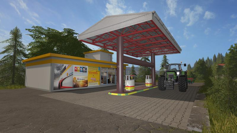 FS17 - Shell Gas Station V1.0
