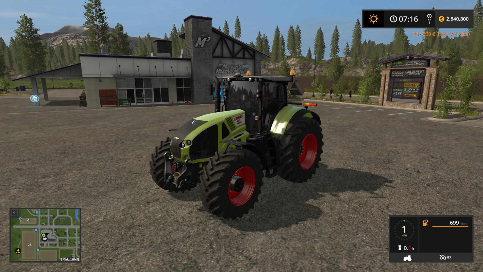 FS17 - Claas Axion 900 Usa Tractor V1.0