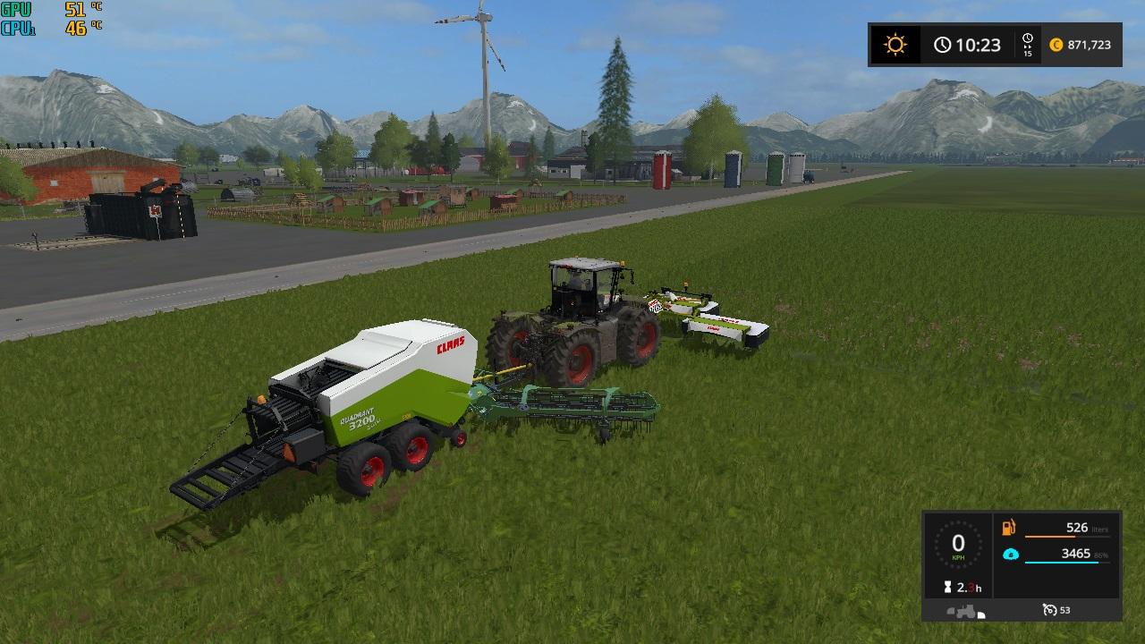 FS17 - Class 3200 And Krone Ultima Balers With Front Nadal V1.0