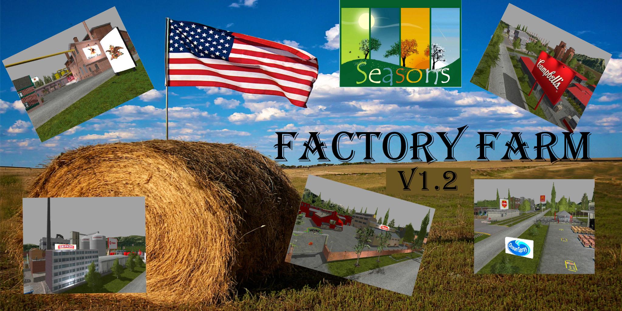 FS17 - Factoryfarm Map V1.2