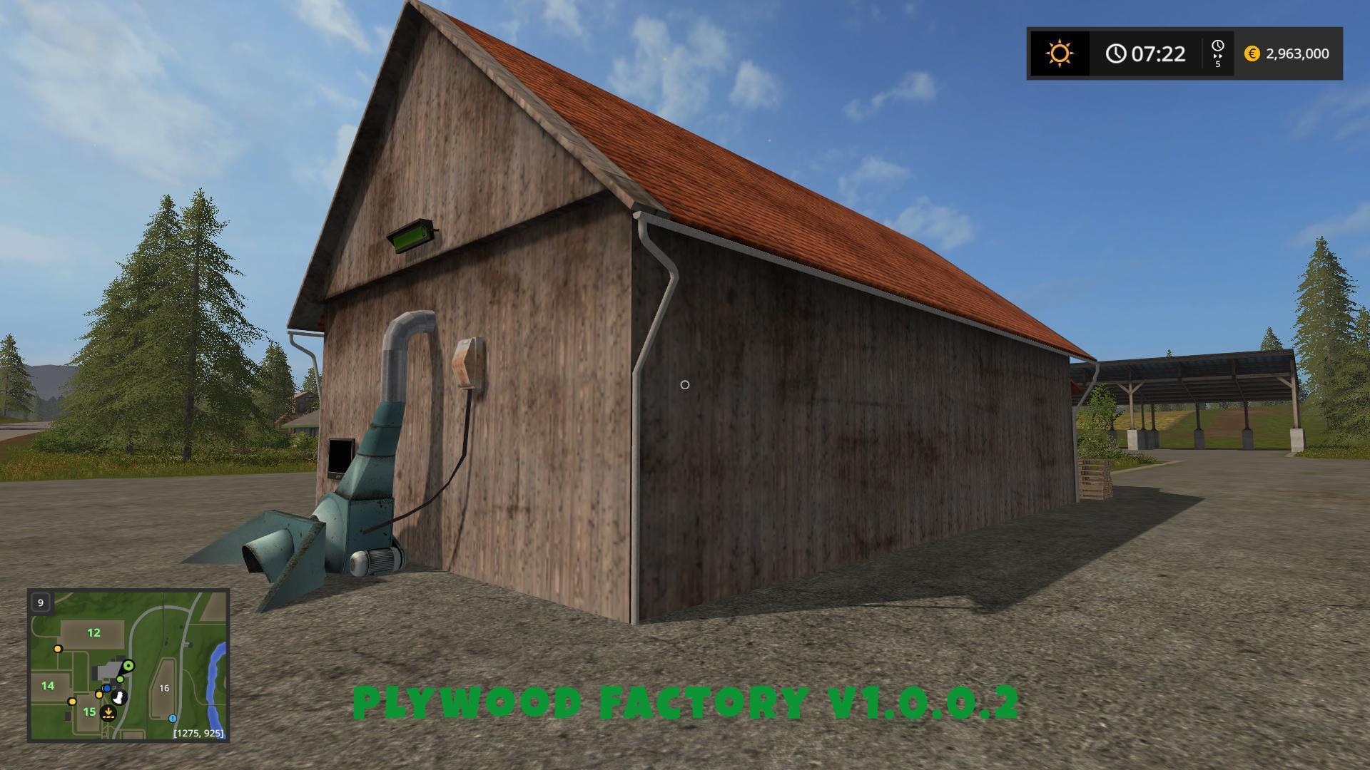 FS17 - Placeable Plywood Factory V1.0.0.2