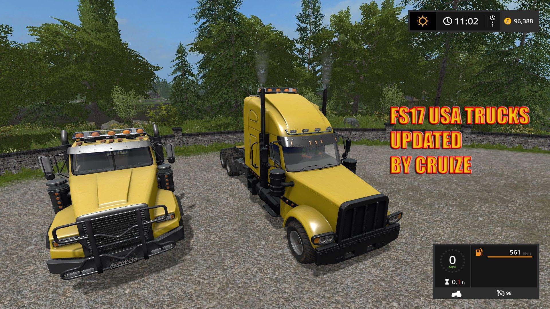 FS17 - Usa Trucks Updated V1.0.0.9
