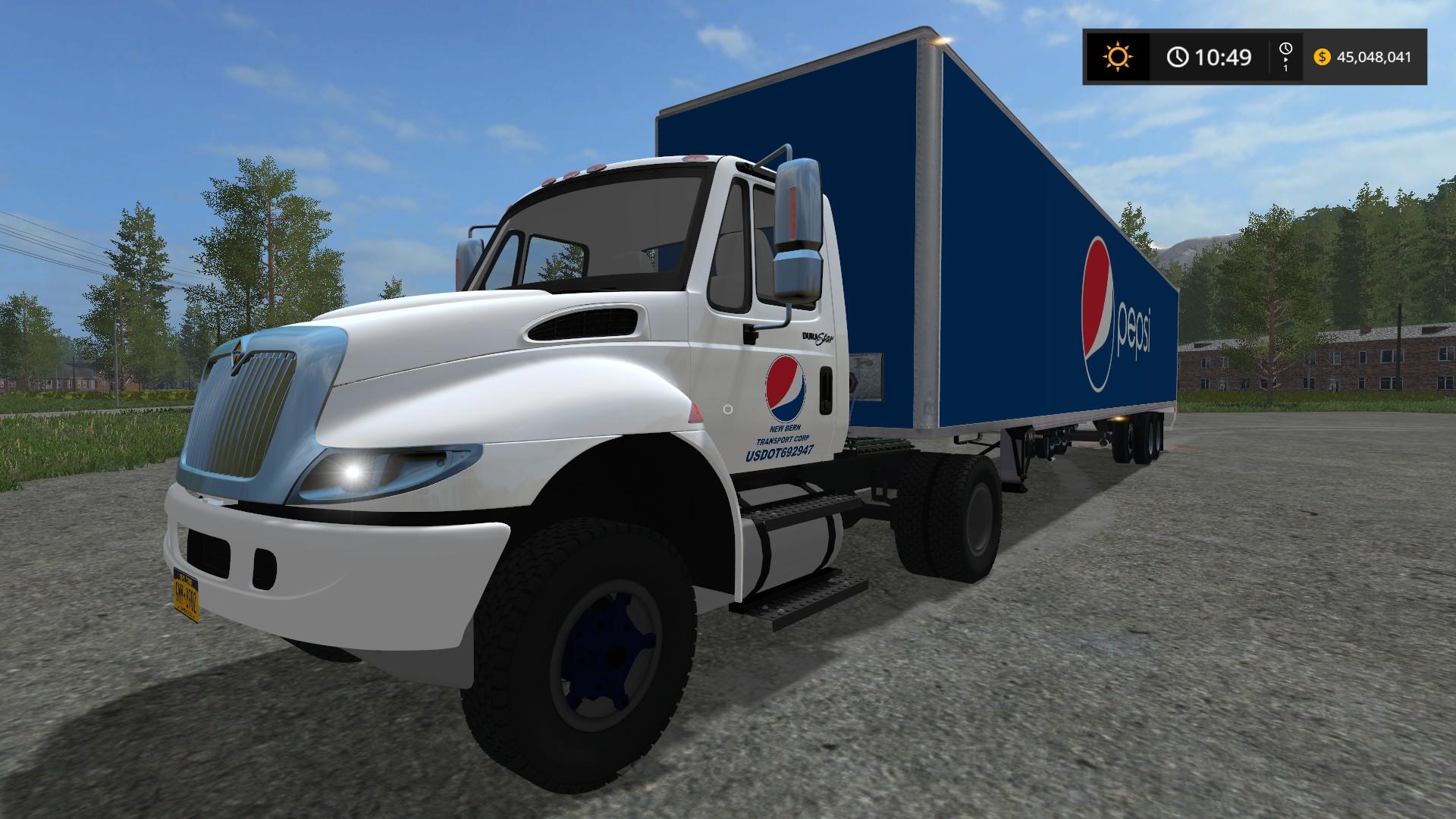 FS17 - International Pepsi Truck And Trailer Pack V1