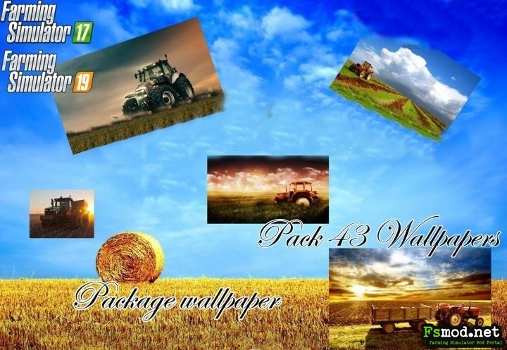FS17 - Package Wallpaper Of Agricultural Machinery (43 Wallpapers) V1.0