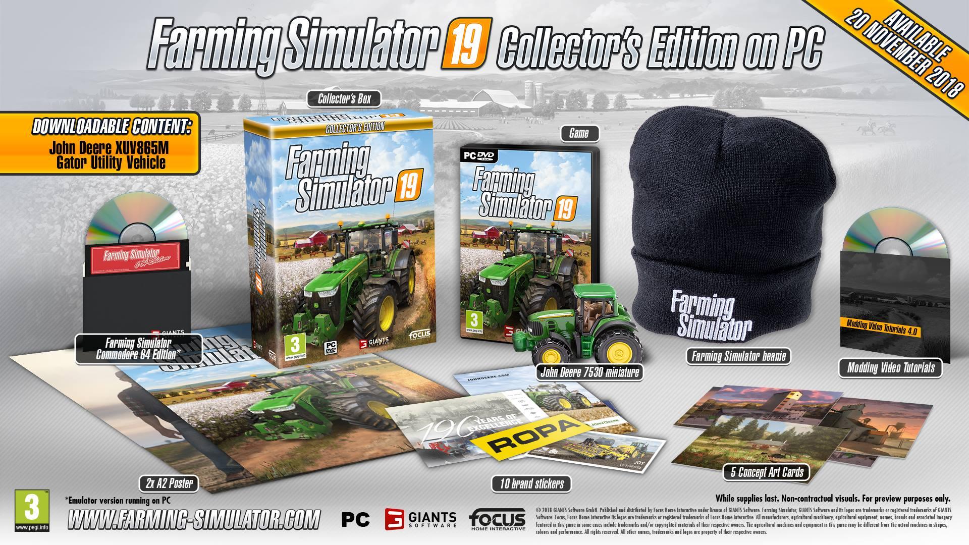 FS19 - Collector\'s Edition On Pc