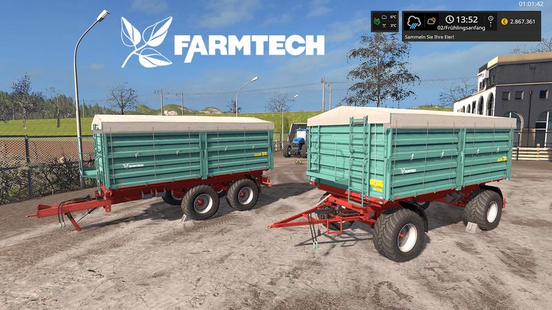 FS17 - [Fbm Team] Farmtech Trailer Set Dh V1