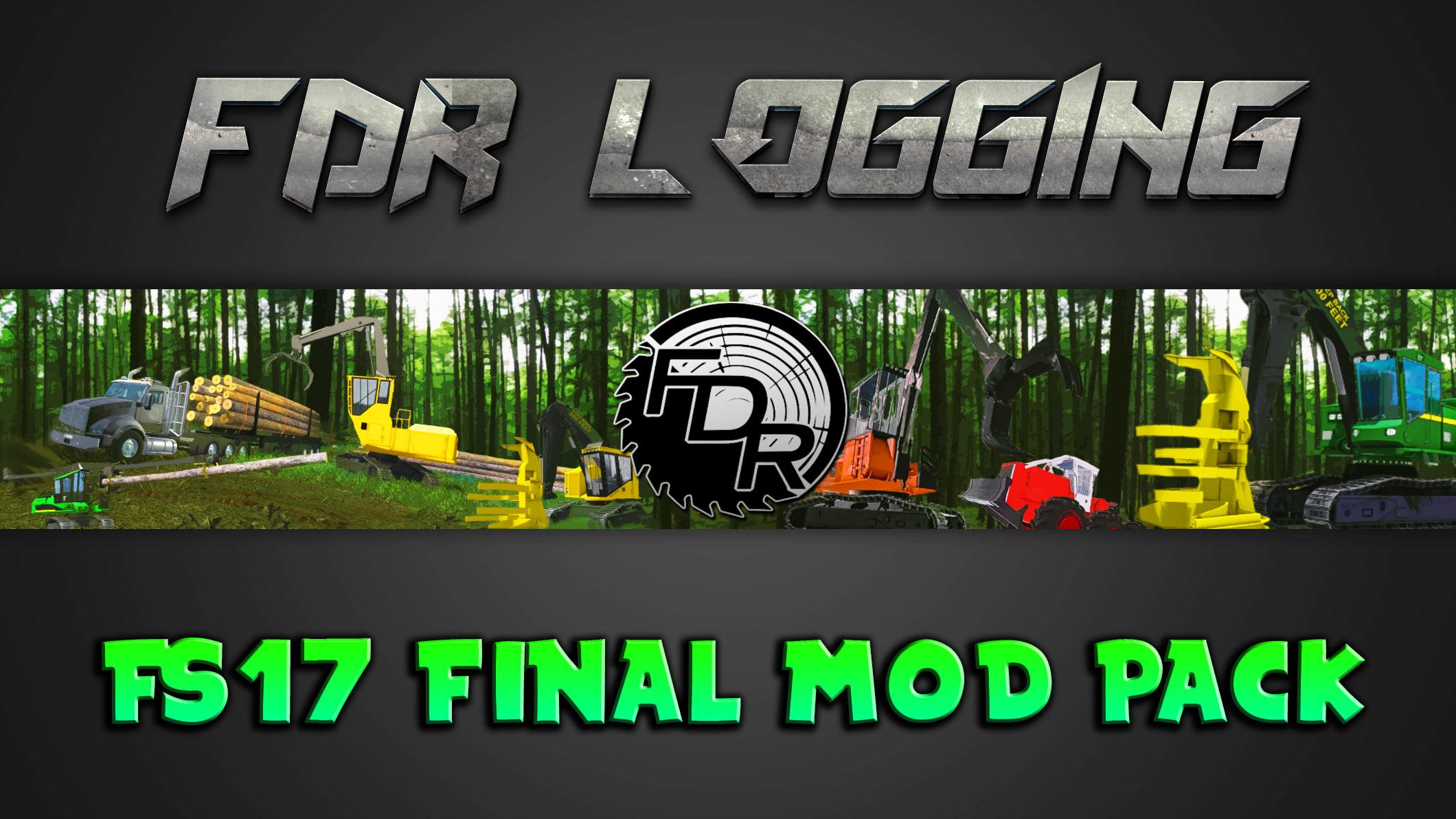 FS17 - Fdr Logging - V13F - Final Logging Pack