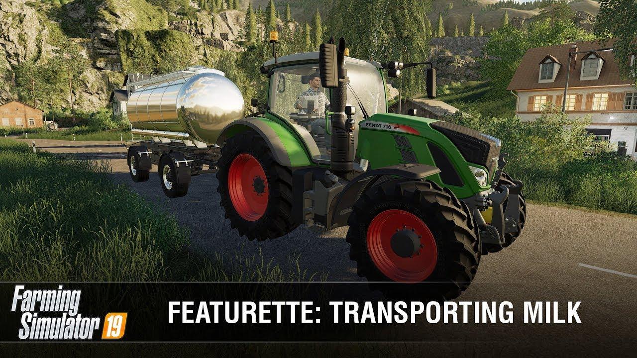 FS19 - Featurette: Transporting Milk V1.0
