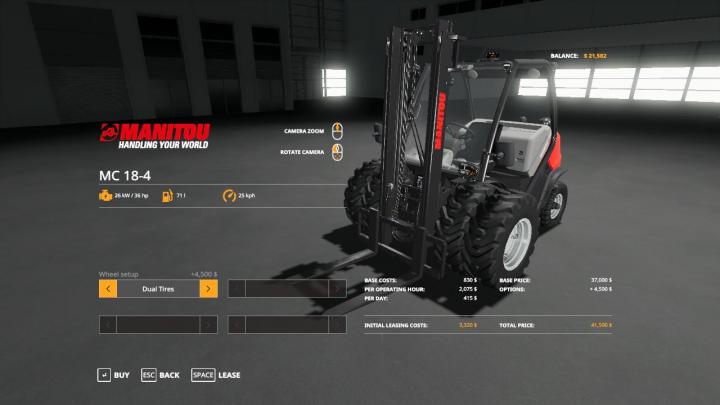 FS19 - Forklift Duallies & Weighted Duallies V1.1