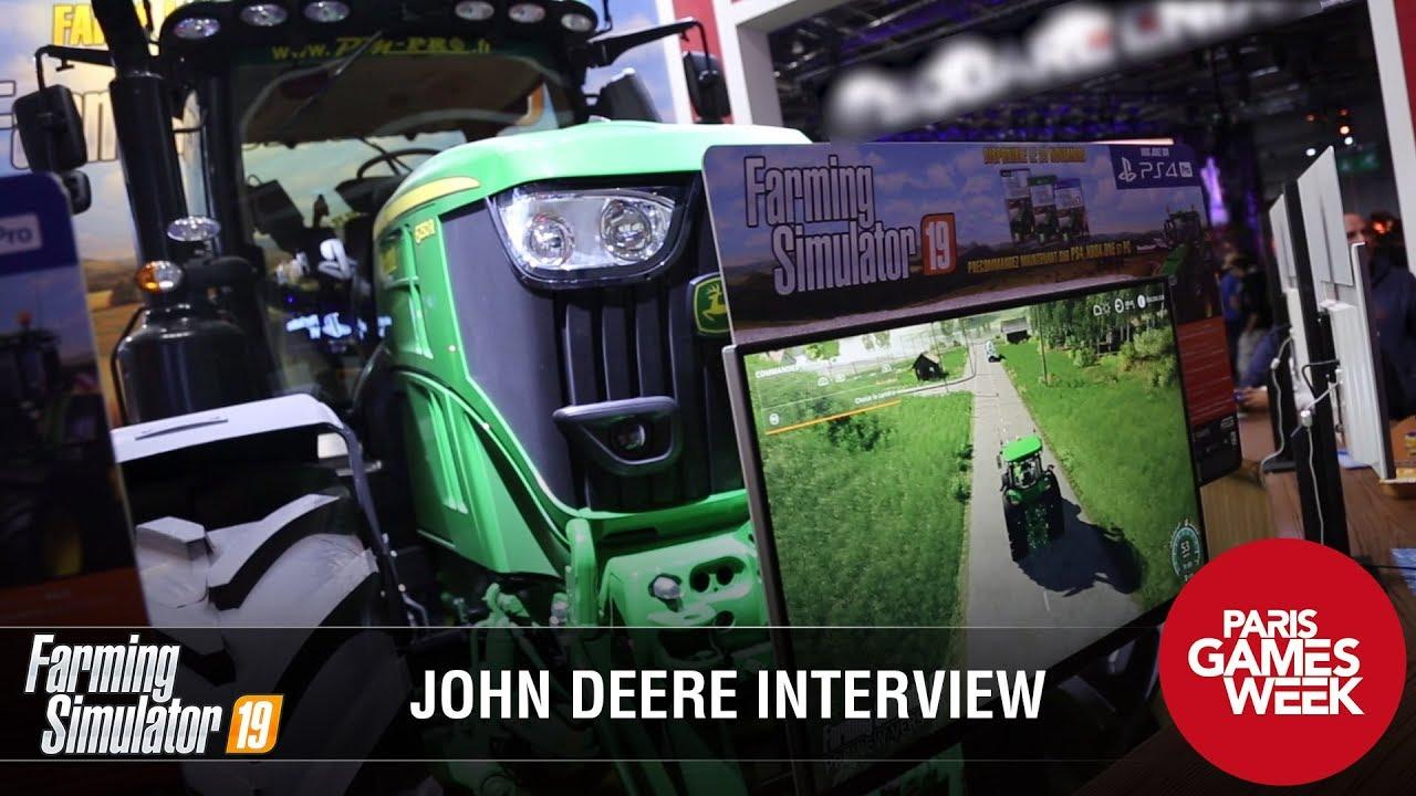 FS19 - Interview With John Deere At Pgw 2018
