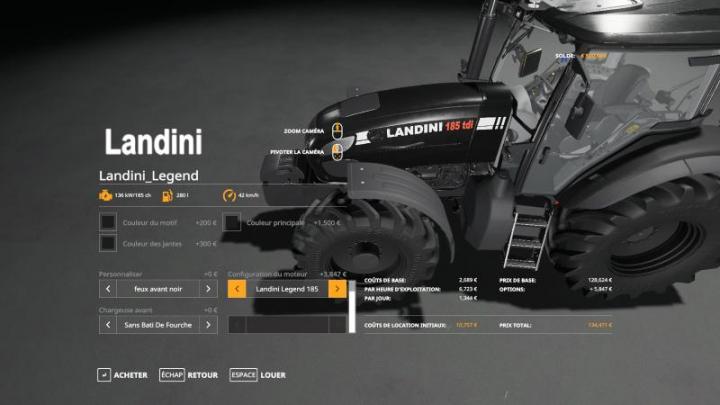 FS19 - Landini Legend 165/185 Tdi V1