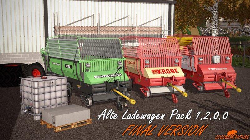 FS17 - Old Forage Wagons Pack V1.2