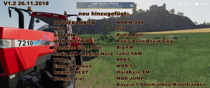 FS19 - Radio Stream Germany V1.3