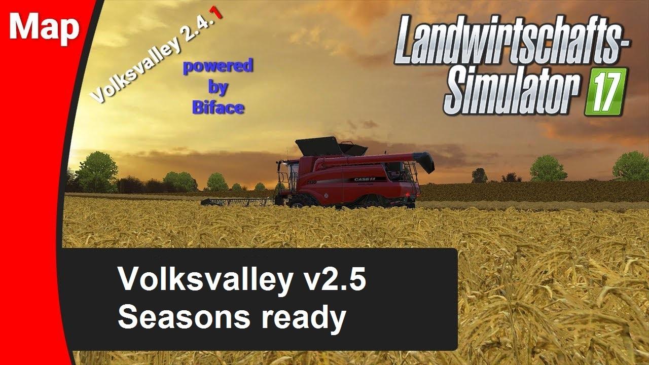 FS17 - Volksvalley Map V2.5 Seasons Ready