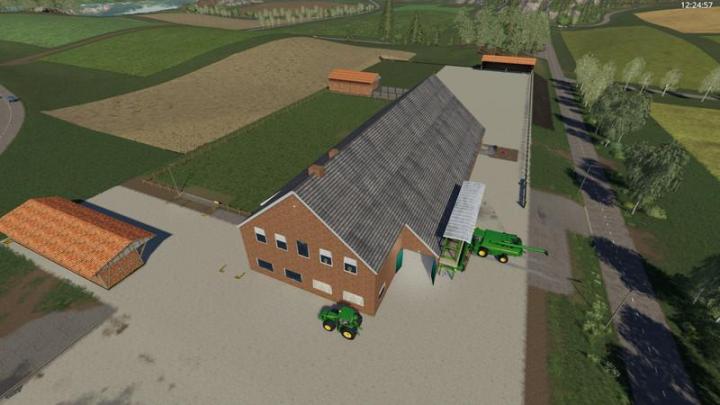 FS19 - Yard With Cowshed And Willow Beta V2