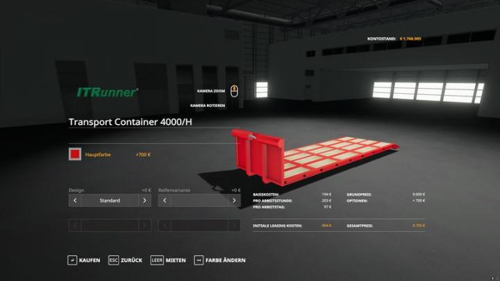 FS19 - Itr Transport Container Multicolor V1
