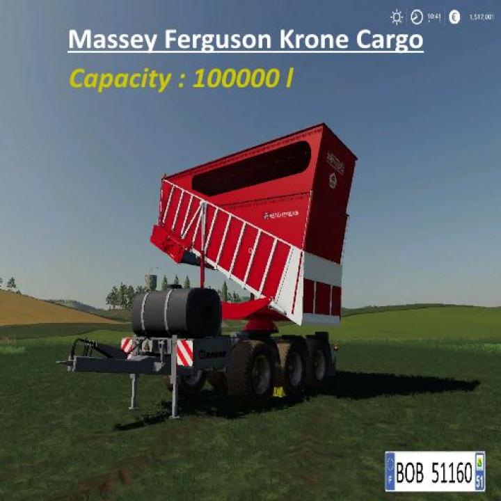 FS19 - Massey Ferguson Krone Cargo V1.0.0.1
