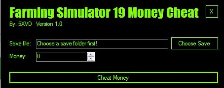 FS19 - Money Cheat