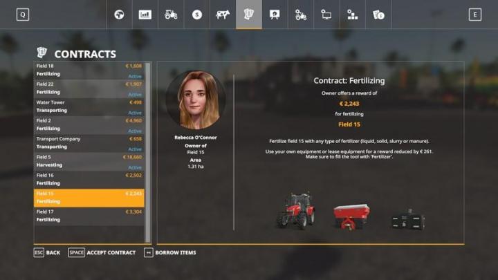 FS19 - Multiple Contracts V1