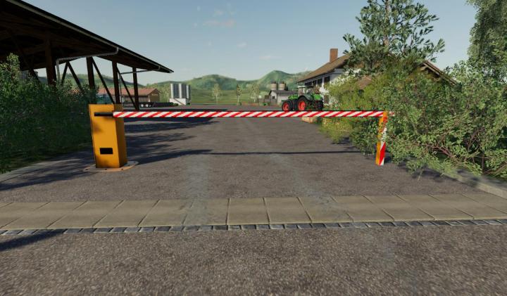 FS19 - Placeable Automatic Barrier V1