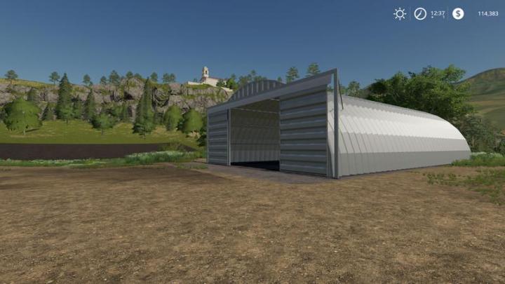 FS19 - Placeable Quonset Shed V1