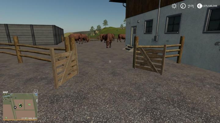 FS19 - Placeable Small Cow Yard V1