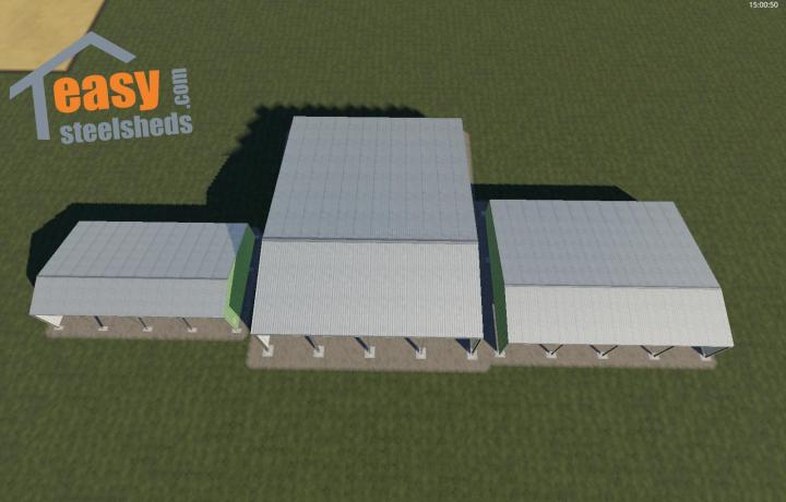 FS19 - Small And Medium Easy 2 Shed V1