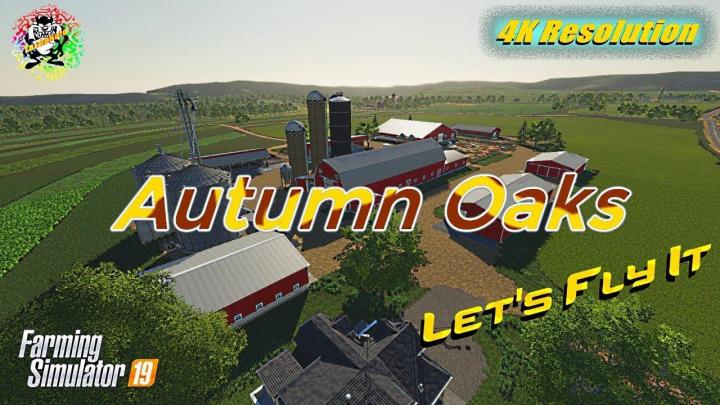 FS19 - Autumn Oaks Cows! Fixed Again Map V2