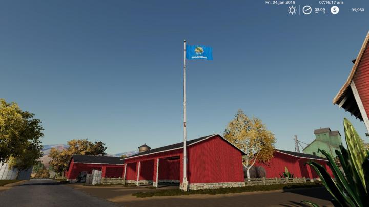 FS19 - Oklahoma Flag V1