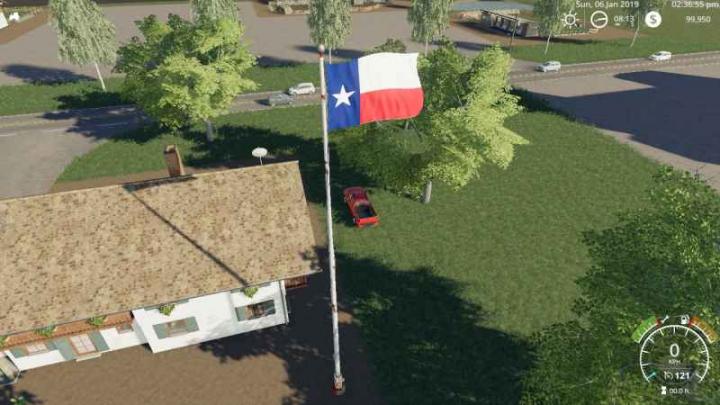 FS19 - Texas Flag V1